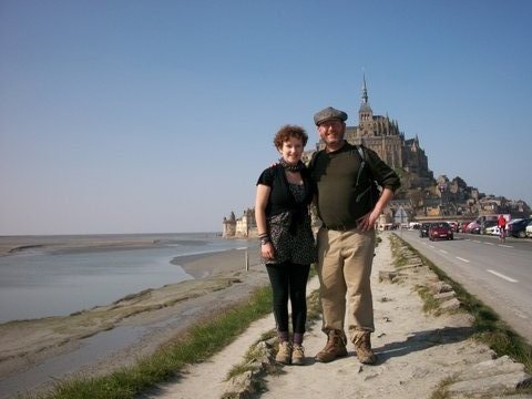 Sarah and Me at Mont Saint Michel